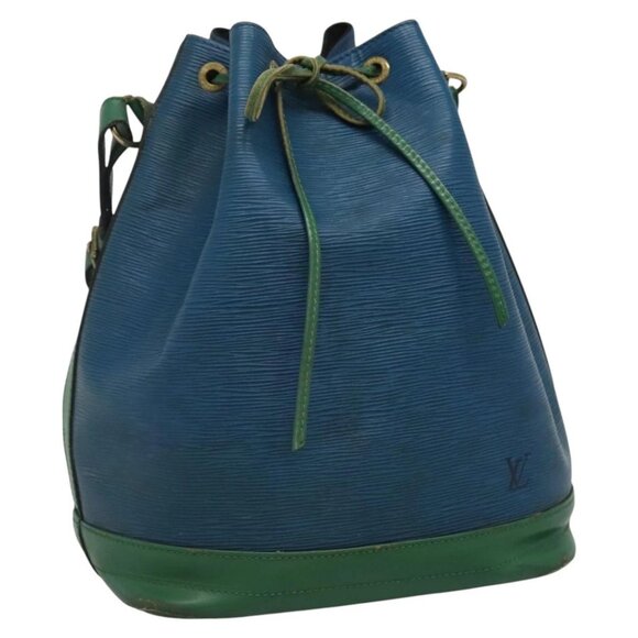LOUIS VUITTON Epi Noe Shoulder Bag Bicolor Green Blue M44044 LV Auth 112153 - Picture 1 of 15